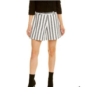 OSCAR DE LA RENTA Stripe Lines Short